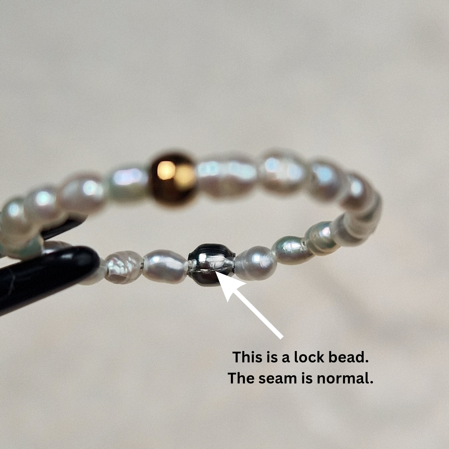 Natural freshwater pearls ring