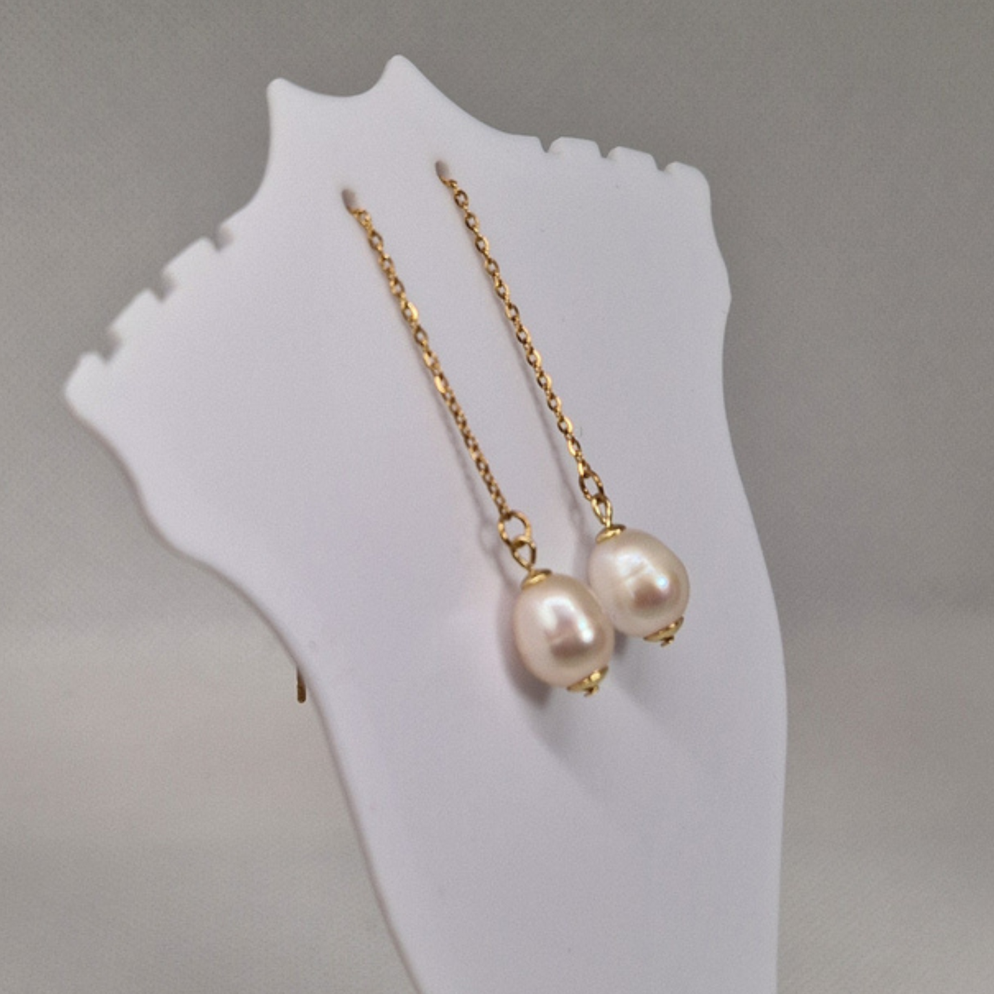 Natural Freshwater Pearl  Drop Earrings