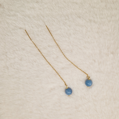 Elegant Classy Quartz Drop Earrings For Everyday Wear