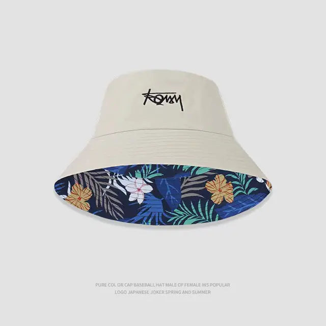 Reversible Hawaiian Bucket Hat