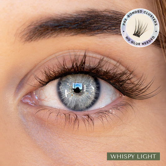 Pre-Glued Whispy Light - Press-On Lashes